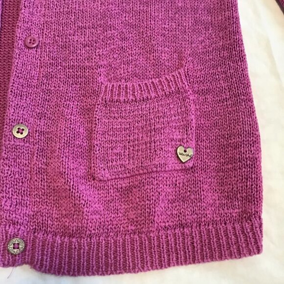 White Stuff Pink Linen Blend Cardigan Size L - Picture 5 of 7